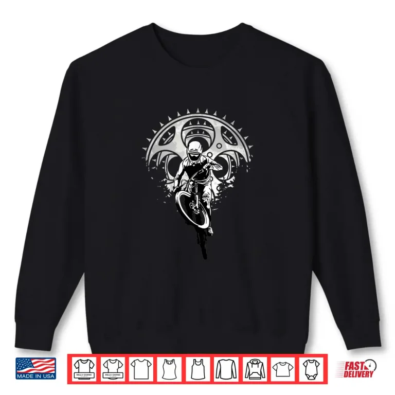 Sweatshirt Mountain Bike MTB Graphic Downhill Bike Mountain Bike Shirt