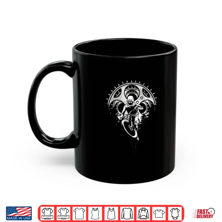 Mug Mountain Bike MTB Graphic Downhill Bike Mountain Bike Shirt