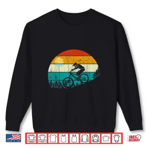 Sweatshirt Retro Mountain Bike Vintage Downhill Biking Cycling Biker Shirt