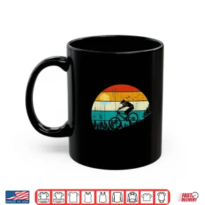 Mug Retro Mountain Bike Vintage Downhill Biking Cycling Biker Shirt