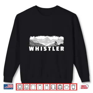 Sweatshirt Whistler British Columbia Canada Mountain Biking MTB Cycling Shirt