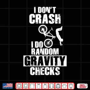Design Crash Gravity Checks Mountain Bike Shirt