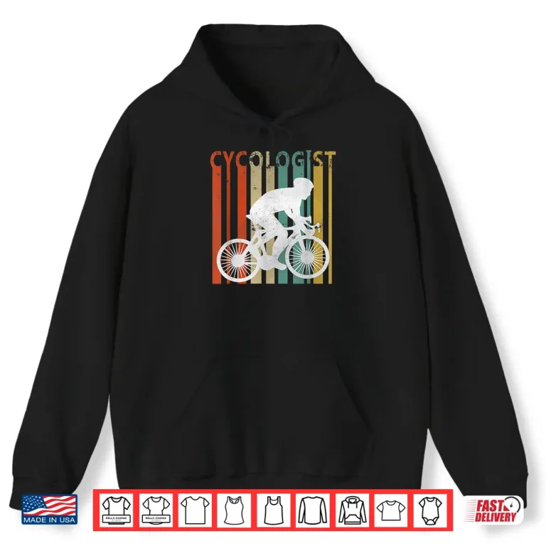 Hoodie Funny Cycologist Cyclist Road Bike Novelty Bicycle Shirt