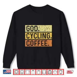 Sweatshirt God Cycling Coffee Jesus Mountain Bike MTB Biking Shirt