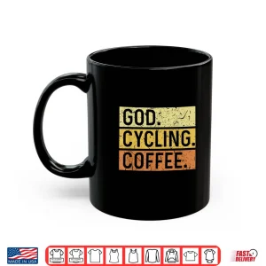 Mug God Cycling Coffee Jesus Mountain Bike MTB Biking Shirt