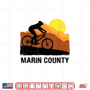 Design Marin County T Shirt Mountain Biking T Shirt Mount Tam