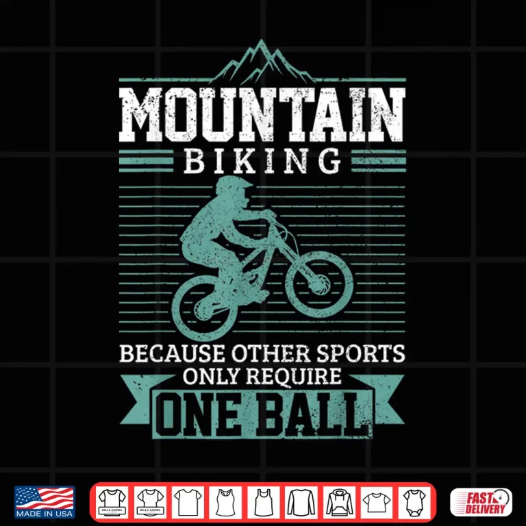 Design Mens Mountain Bike MTB Downhill Biking Funny Mountain Biker Gift Shirt
