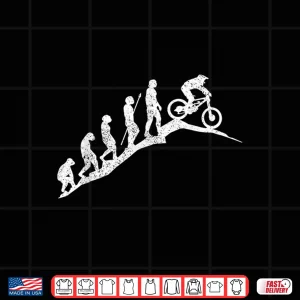 Design Mountain Bike Downhill Evolution MTB Biking Funny Gift Shirt