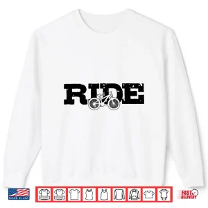 Sweatshirt Mountain Bike RIDE MTB Mountain Biking Cycling Biker Gift Shirt