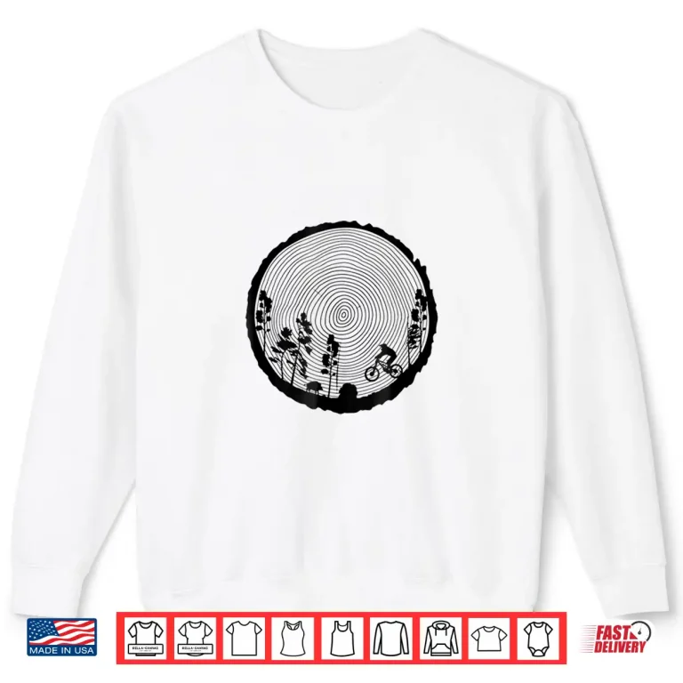 Sweatshirt Mountain Bike Shirt MTB Wood Downhill Single Track Gift