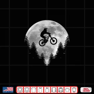 Design Mountain Bike Shirt MTB Moon Downhill Biking Shirt Gift Shirt
