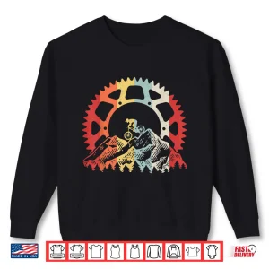 Sweatshirt Mountain Biking Gear Retro Vintage Bicycle Bike Rider Gifts Shirt