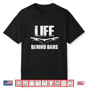 Mountain Biking T Shirt Life Behind Bars Mens &Womens Tees