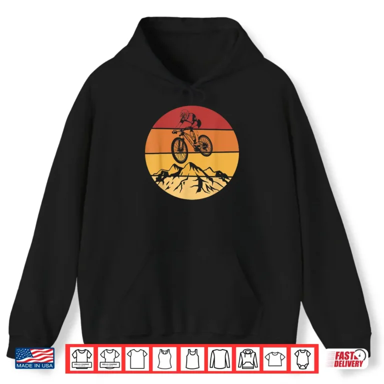 Hoodie Mountainbike Vintage MTB Bike Downhill Mountain Bike Shirt