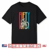 50 Year Old Retro Style Mtb Mountain Biking Birthday Party Shirt
