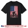 American Flag Mountain Bike 4Th Of July Patriotic Biking Shirt