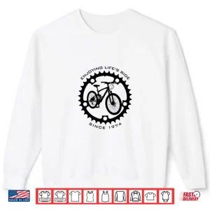 Sweatshirt 50 Year Old Mountain Biker Biking 1974 50th Birthday Shirt