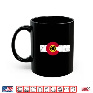 Mug Colorado Flag Mountain Bike Cycling Riding Biking Cyclist Shirt