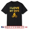 Funny Mountain Bike Art For Men Dad Husband Mountain Biking Shirt