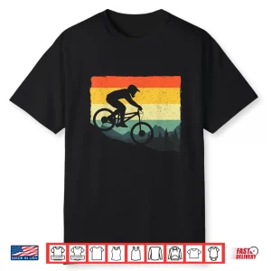 Funny Mountain Bike Art For Men Women Mountainbike Rider Shirt