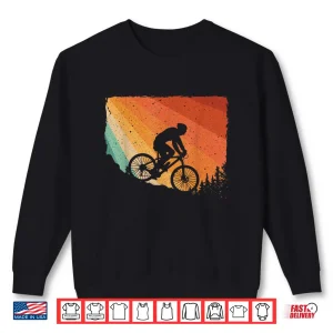 Sweatshirt Funny Mountain Biking Design For Men Women Mountain Bike Shirt