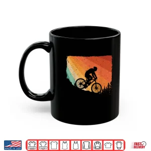 Mug Funny Mountain Biking Design For Men Women Mountain Bike Shirt
