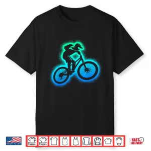 Mountain Bike Mtb Biker Kids Boys Downhill Biking Shirt