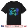 Mountain Bike Mtb Biker Silhouettes Men Boys Downhill Biking Shirt