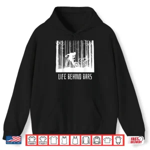 Hoodie Mountain Bike Shirt. Off Road Biking Tee. Great gift