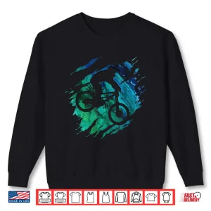 Sweatshirt Mountain Bike Tee Shirt Downhill MTB Shirt Biking Gift Shirt