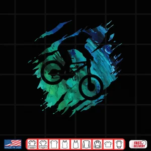 Design Mountain Bike Tee Shirt Downhill MTB Shirt Biking Gift Shirt