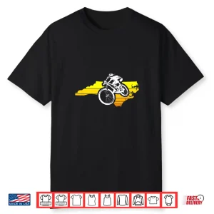 North Carolina Sunset Mountain Biking Shirt