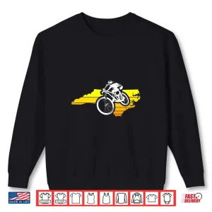 Sweatshirt North Carolina Sunset Mountain Biking Shirt