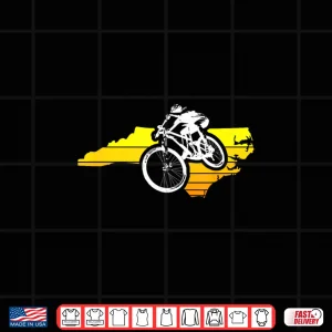 Design North Carolina Sunset Mountain Biking Shirt