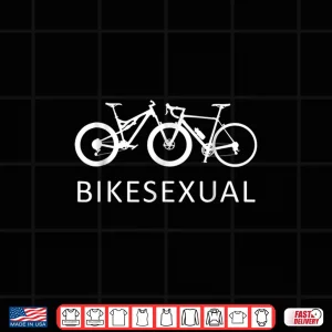 Design BikeSexual Funny Mountain Bike Road Cycling T Shirt