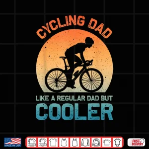 Design Cycling Dad Art For Men Father Biking Cyclist Road Cycling Shirt