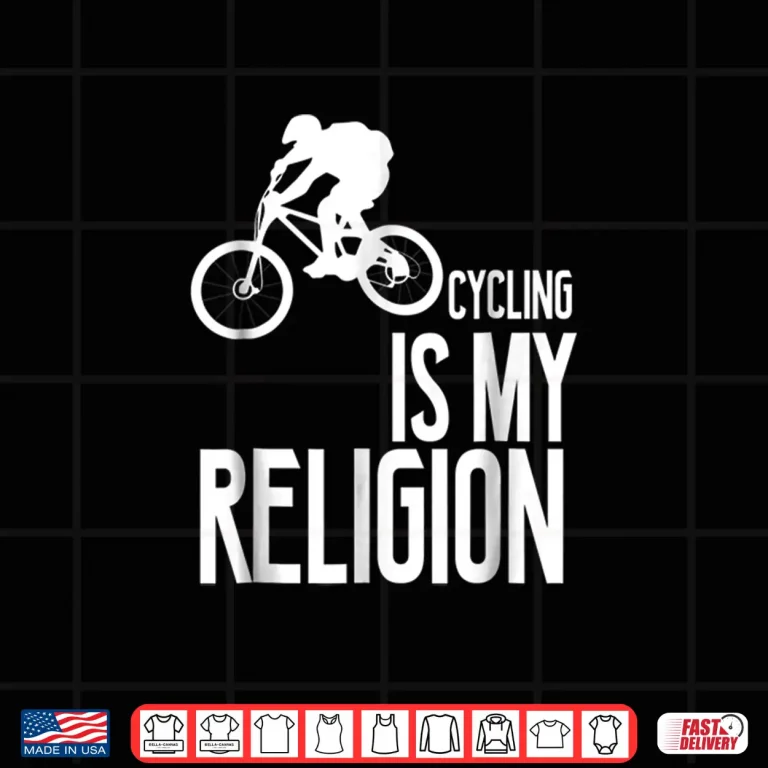 Design Cycling Is My Religion Funny T Shirt