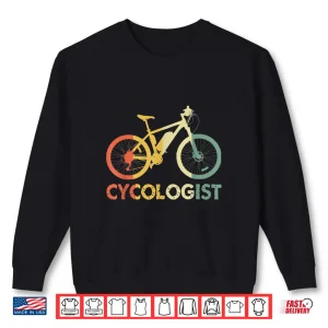 Sweatshirt Cycologist Cycling Bicycle Cyclist Road Bike Cycling Vintage Shirt