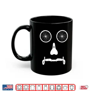 Mug Funny Road Race Bike Cycling Face Bicycle Lover Humor Outfit Shirt