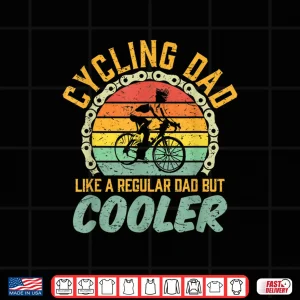 Design Mens Road Bike Cycling Cyclist Bicycle Birthday Gift Dad Father Shirt