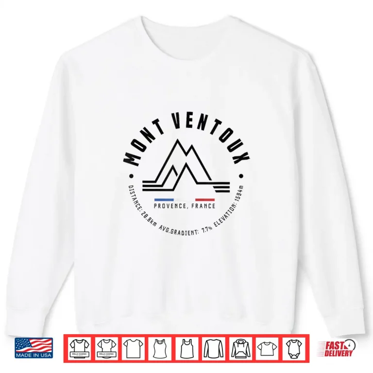 Sweatshirt Mont Ventoux France French Provence Road Bike Cycling Shirt