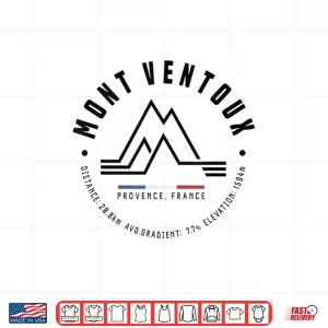 Design Mont Ventoux France French Provence Road Bike Cycling Shirt