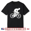 Silhouette Road Cycling Athlete Bike Ride Cyclist Biker Race Shirt