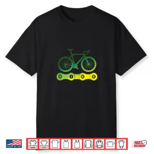 Bike And Chain Road Bike Cycling Shirt