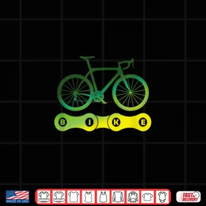 Design Bike And Chain Road Bike Cycling Shirt