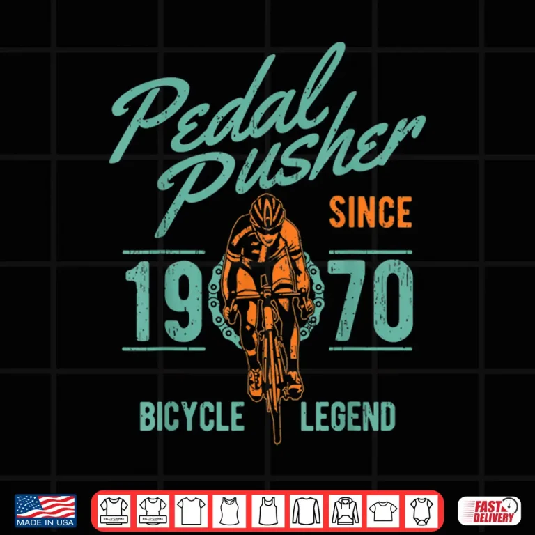 Design 1970 50th Birthday Gift Road Cycling Biking Bicycle Cyclist Shirt