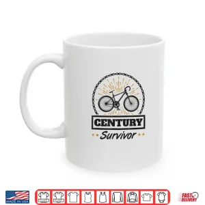 Mug Century Survivor Road Cycling Ride 100 Miles Shirt
