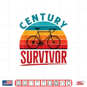 Design Century Survivor 100 Mile Bicycle Ride Road Cycling Shirt