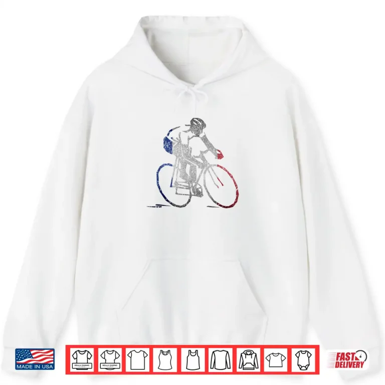 Hoodie French Cyclist Road Racing Tour Cycling Giro Gift Shirt Shirt