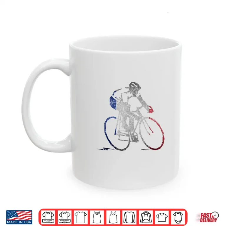 Mug French Cyclist Road Racing Tour Cycling Giro Gift Shirt Shirt